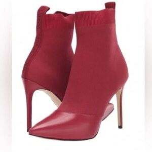 Michael Kors Red Heeled Boots